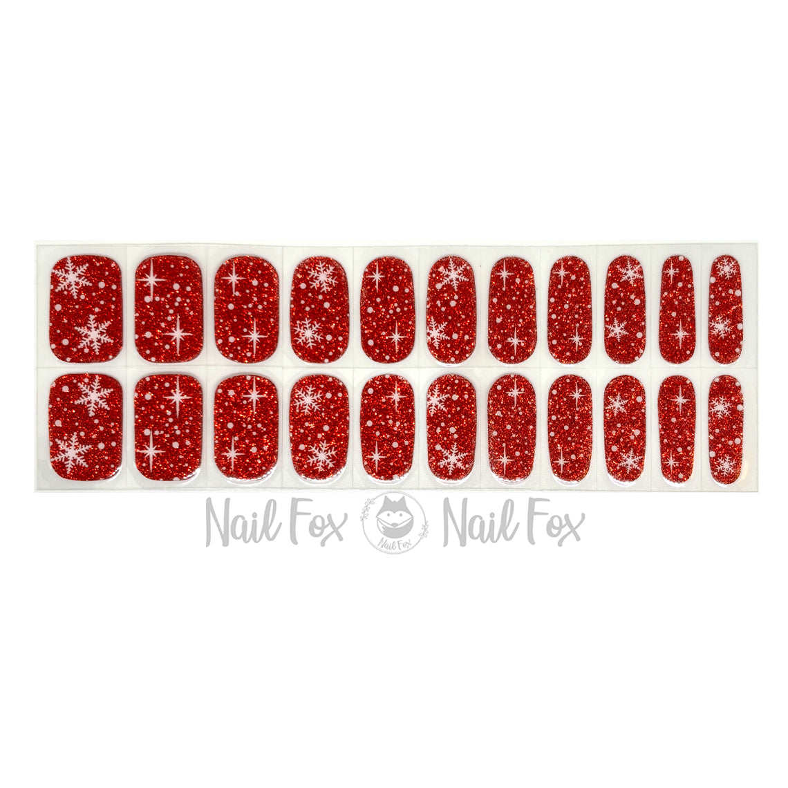Let it Snow No Light Gel Nail Wraps (NLG)